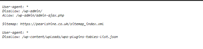 独立站SEO 7 robot.txt file example